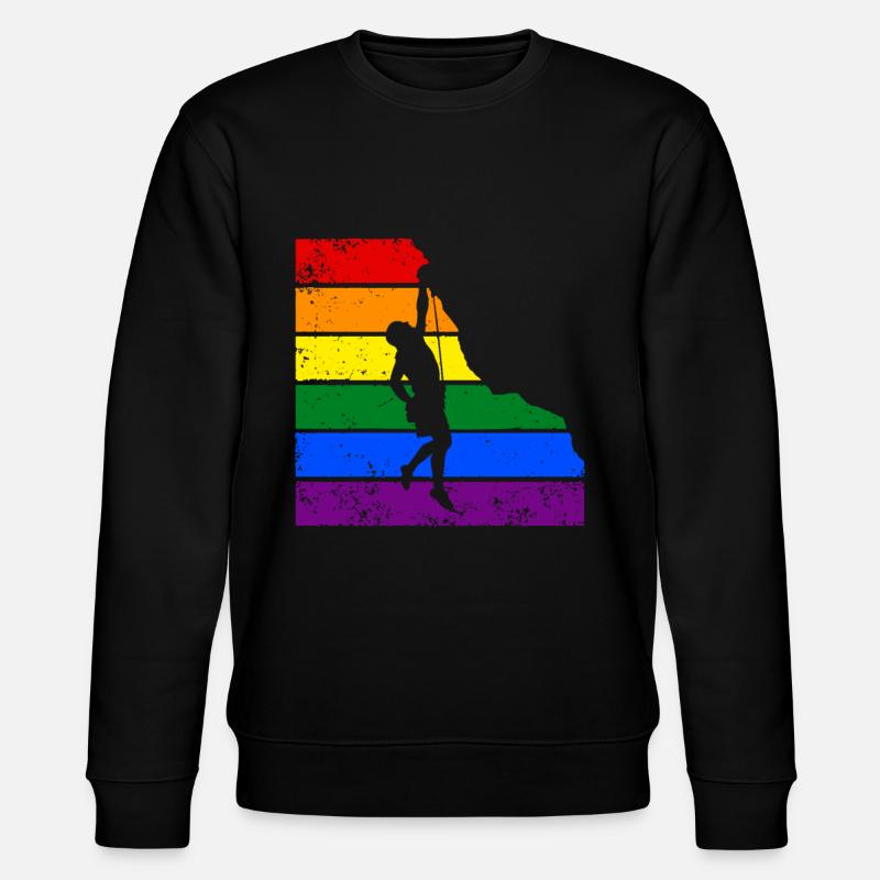 Klettern LGBTQ-Klettern - Stanley/Stella Unisex Bio-Sweatshirt CHANGER  - Schwarz