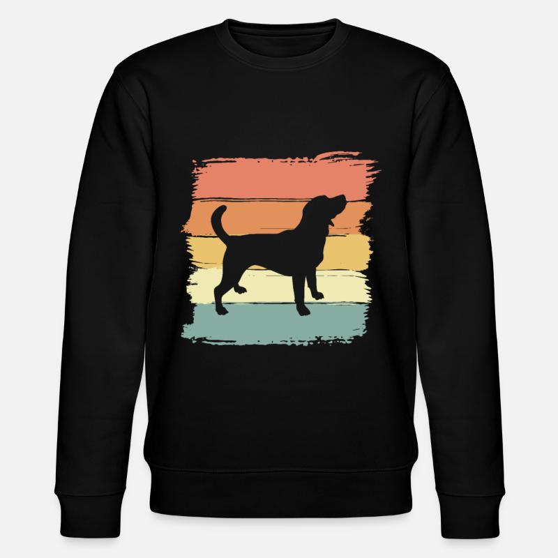 Beagle rétro - Sweat bio CHANGER Stanley/Stella Unisexe - noir