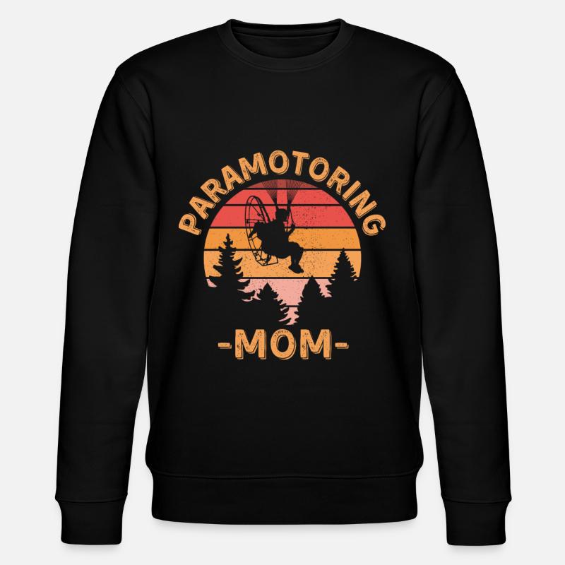 Motorschirmfliegende Mutter - Stanley/Stella Unisex Bio-Sweatshirt CHANGER  - Schwarz