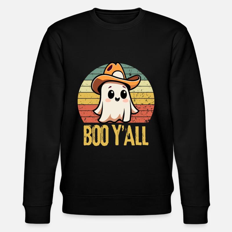 Halloween Ghost Cowboy - Sweat bio CHANGER Stanley/Stella Unisexe - noir