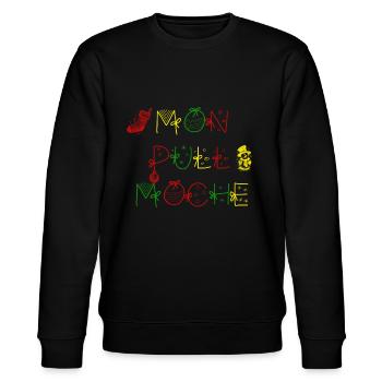 Mon pull moche de Noël... - Sweat bio CHANGER Stanley/Stella Unisexe - noir - Devant - Nik (191cm) & Marisol (170cm)