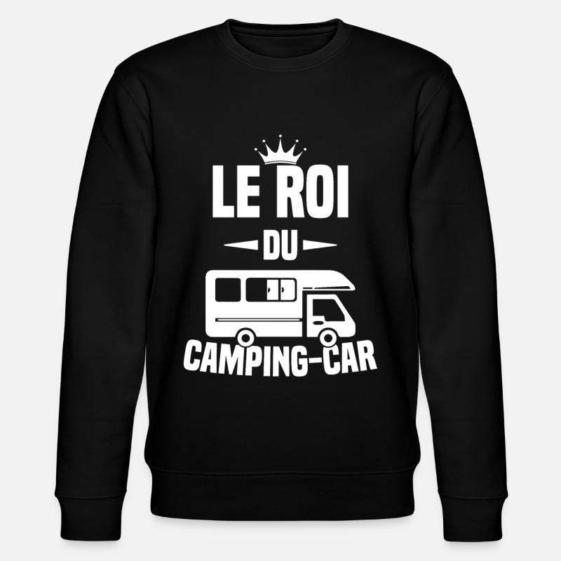 Le Roi du Camping-car - Sweat bio CHANGER Stanley/Stella Unisexe - noir