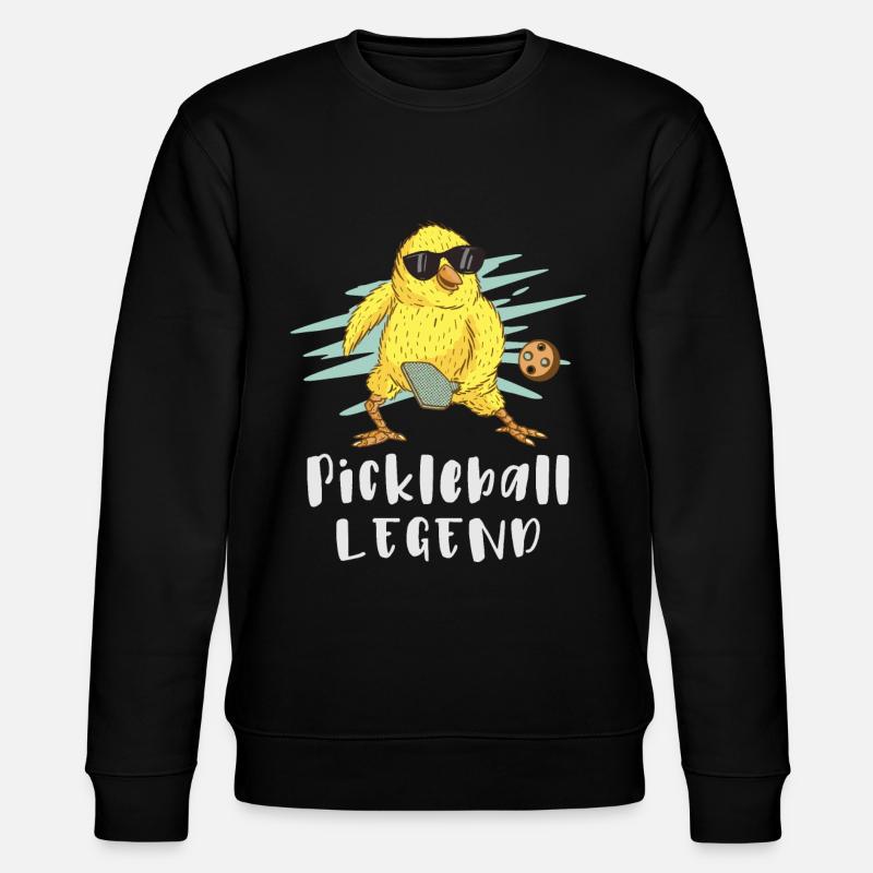 Légende du pickleball - Sweat bio CHANGER Stanley/Stella Unisexe - noir