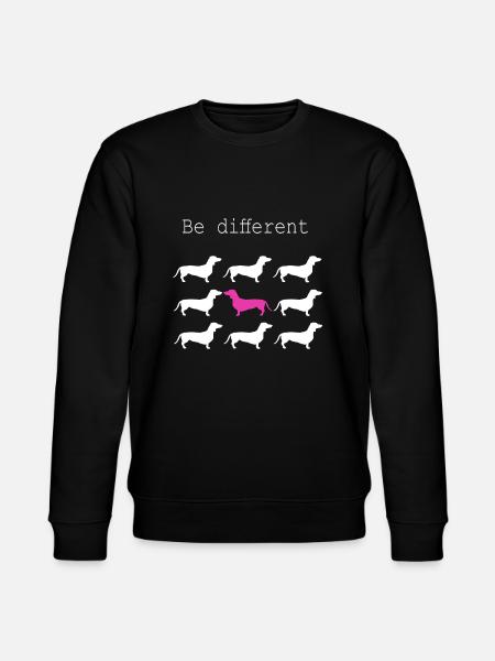 Hunde Motiv - Stanley/Stella Unisex Bio-Sweatshirt CHANGER - Schwarz