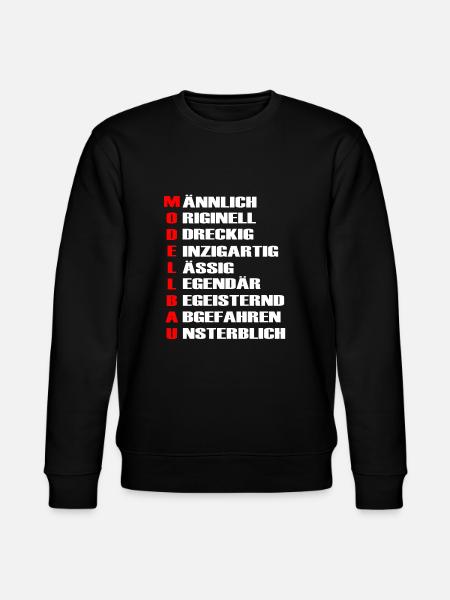 Modellbau Modellbauer Spruch - Stanley/Stella Unisex Bio-Sweatshirt CHANGER  - Schwarz