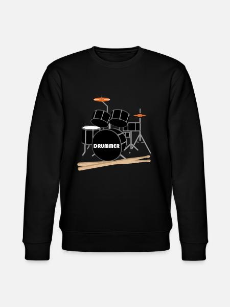 Drummer Drums - Stanley/Stella CHANGER Unisex Organic Sweatshirt - black