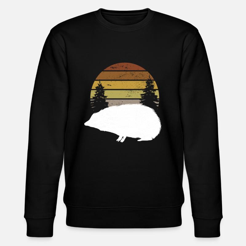 Forêt de hérissons - Sweat bio CHANGER Stanley/Stella Unisexe - noir