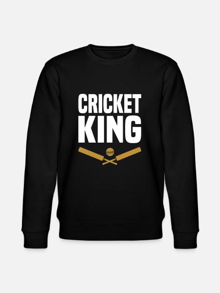 Cricket player sport - Stanley/Stella CHANGER Unisex Organic Sweatshirt - black