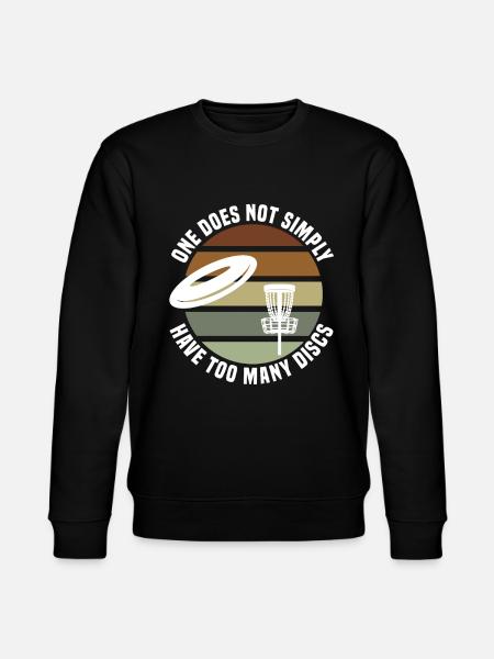 Disc Golf Frisbee Golfen - Stanley/Stella CHANGER Unisex Organic Sweatshirt - black
