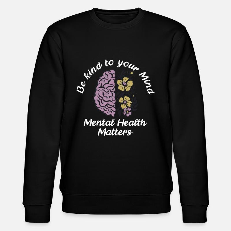 Sensibilisation à la santé mentale - Sweat bio CHANGER Stanley/Stella Unisexe - noir
