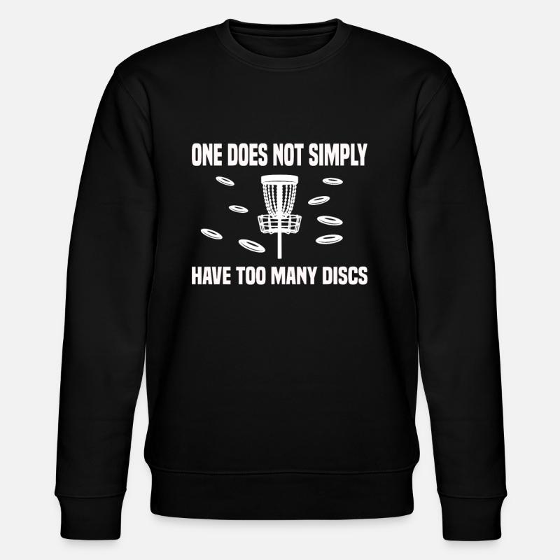 Frisbee Golf Discgolf - Stanley/Stella Unisex Bio-Sweatshirt CHANGER  - Schwarz