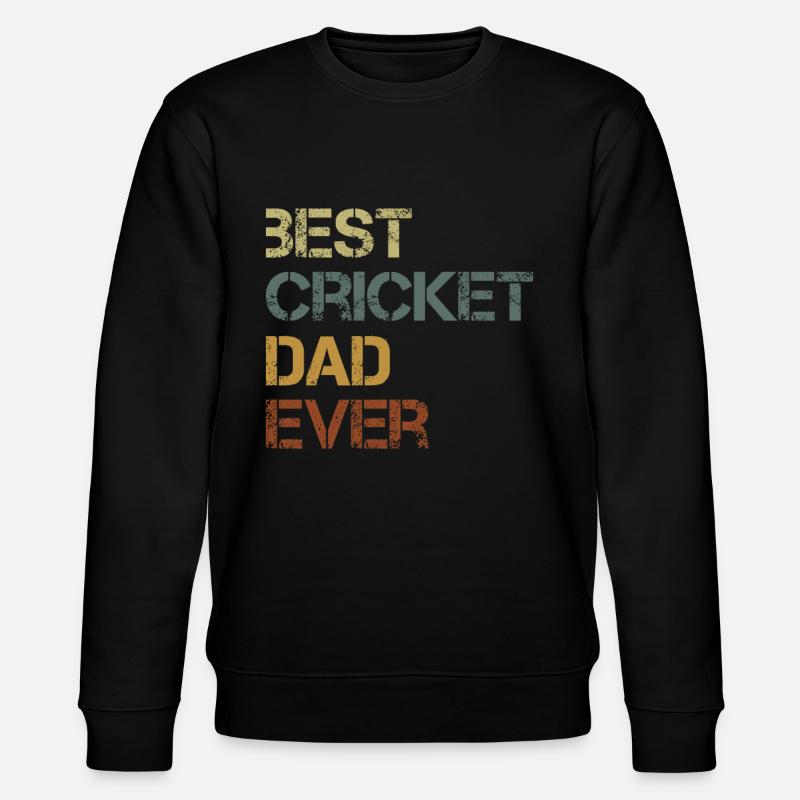 Cricket Spieler - Stanley/Stella Unisex Bio-Sweatshirt CHANGER  - Schwarz
