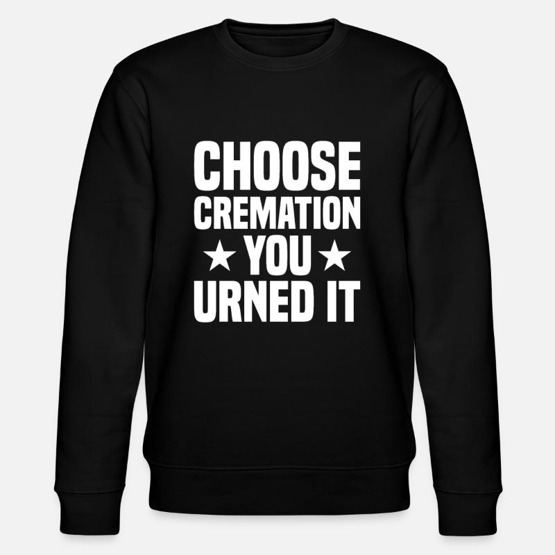 Croque-mort - Sweat bio CHANGER Stanley/Stella Unisexe - noir