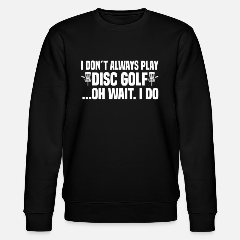 Disc Golf Frisbeegolf - Stanley/Stella Unisex Bio-Sweatshirt CHANGER - Schwarz
