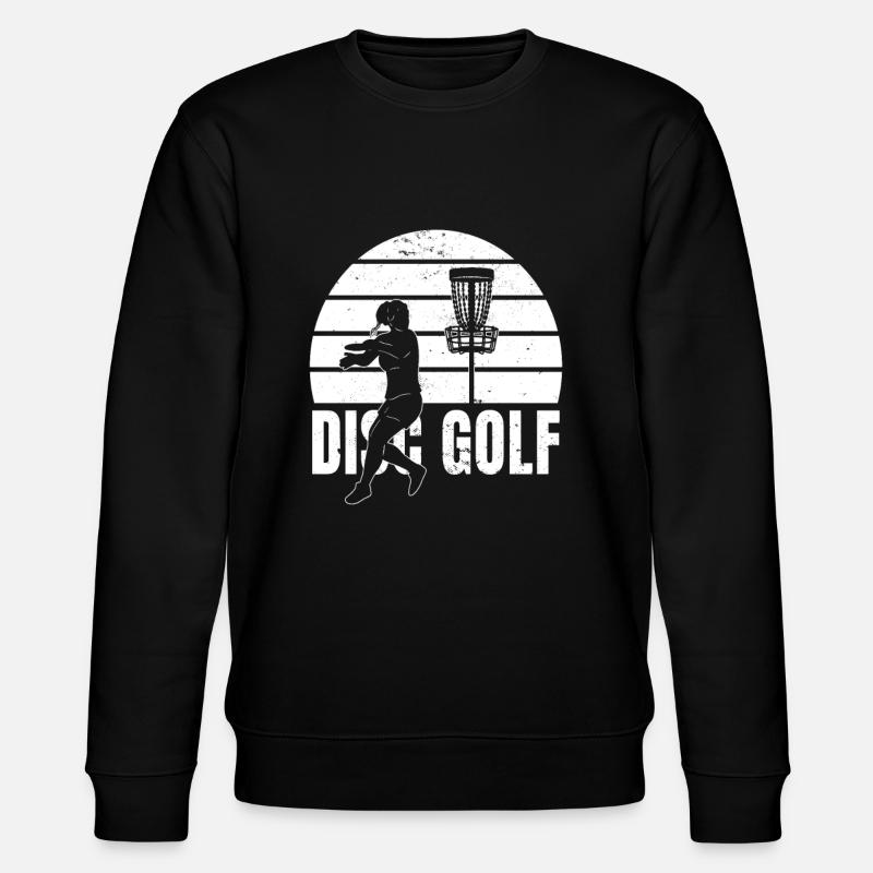 Frisbee Golf Discgolf - Stanley/Stella Unisex Bio-Sweatshirt CHANGER  - Schwarz