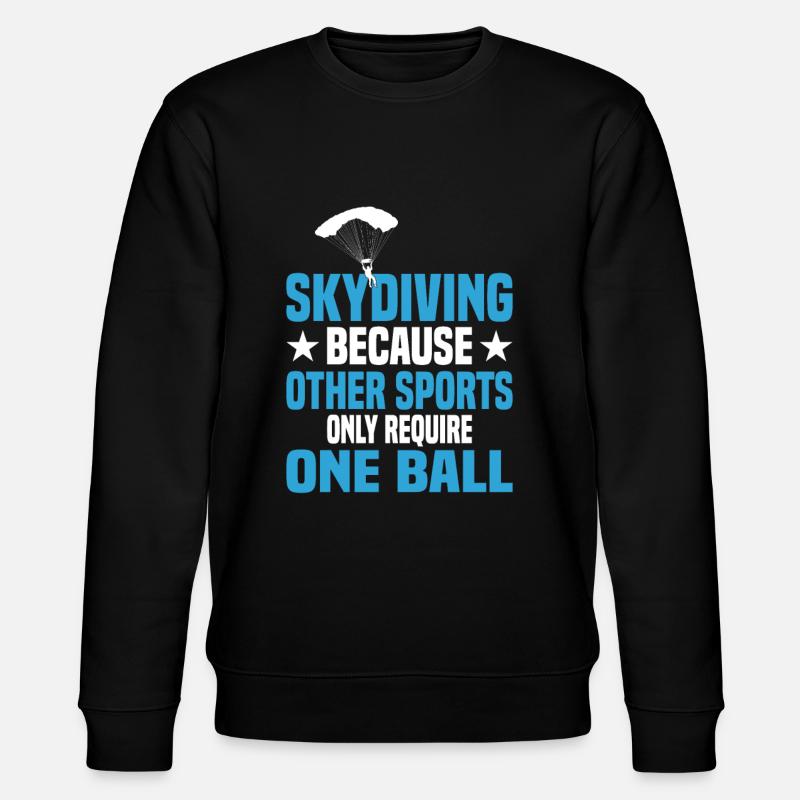 Parachutistes parachutistes parachute - Sweat bio CHANGER Stanley/Stella Unisexe - noir