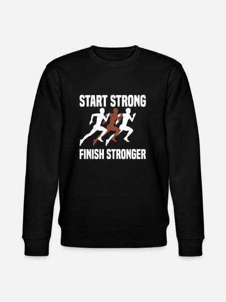 Running Runner Marathon - Sweat bio CHANGER Stanley/Stella Unisexe - noir