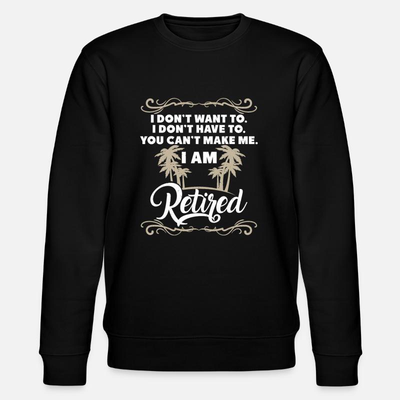 Endlich Rente und Pension - Stanley/Stella Unisex Bio-Sweatshirt CHANGER - Schwarz