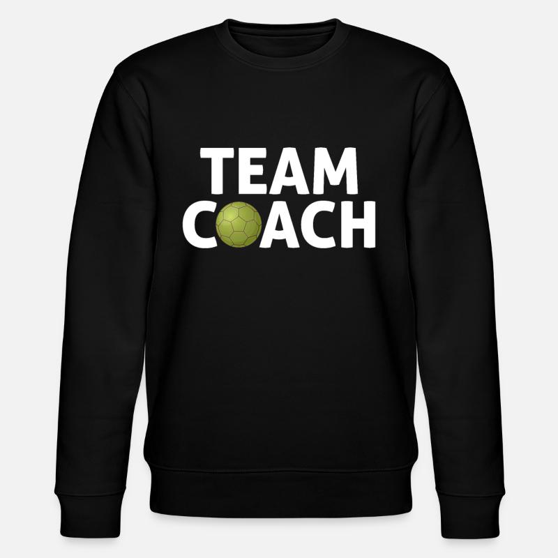 Team coach handball coach - Stanley/Stella CHANGER Unisex Organic Sweatshirt - black