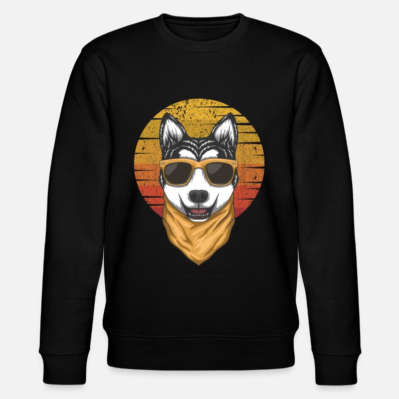 Husky - Stanley/Stella Unisex Bio-Sweatshirt CHANGER  - Schwarz