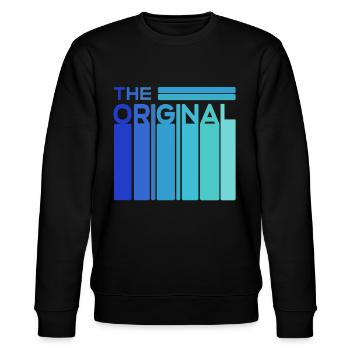The Original Remix Partnerlook Papa fils fille - Sweat bio CHANGER Stanley/Stella Unisexe - noir - Devant - Nik (191cm) & Marisol (170cm)