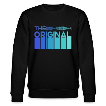 The original partner look dad son daughter - Stanley/Stella CHANGER Unisex Organic Sweatshirt - black - Front - Nik (191cm) & Marisol (170cm)