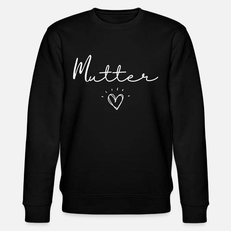 mutter - Stanley/Stella CHANGER Unisex Organic Sweatshirt - black