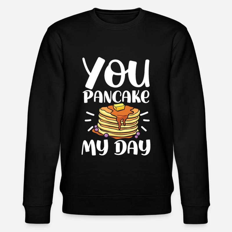 You Pancake My Day - Stanley/Stella Unisex Bio-Sweatshirt CHANGER  - Schwarz