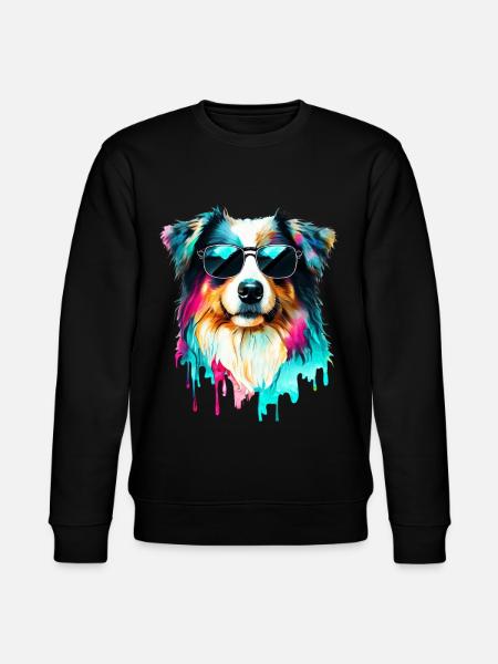 Australian Shepherd - Stanley/Stella Unisex Bio-Sweatshirt CHANGER - Schwarz