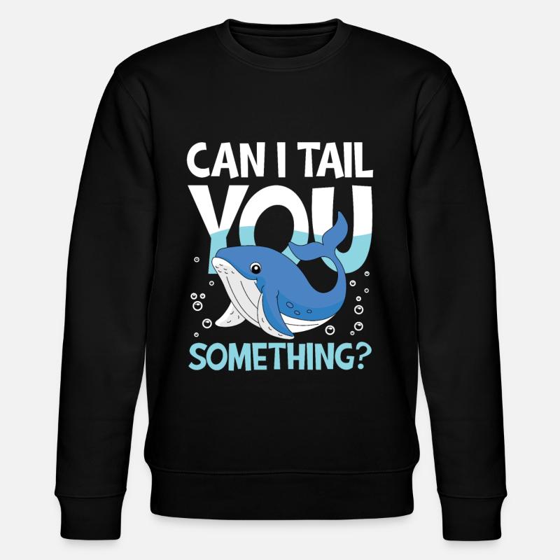 Can I Tail You Something? - Stanley/Stella Unisex Bio-Sweatshirt CHANGER  - Schwarz
