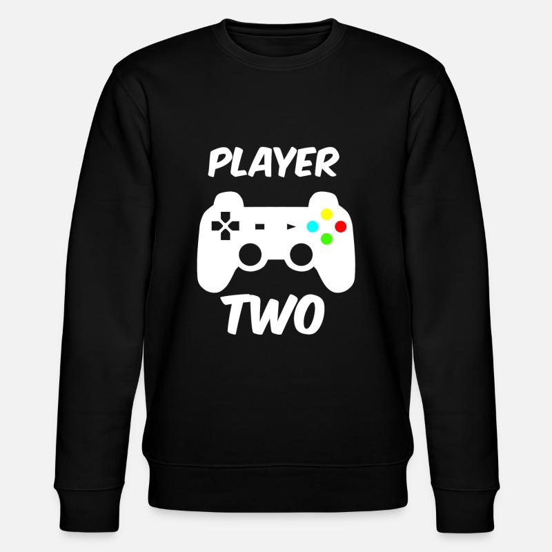 Player One - Player Two Partnerlook P52 B - Sweat bio CHANGER Stanley/Stella Unisexe - noir