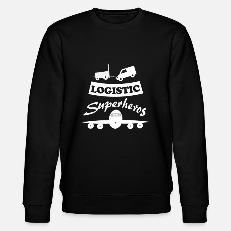Logistik und Transport - Stanley/Stella Unisex Bio-Sweatshirt CHANGER - Schwarz