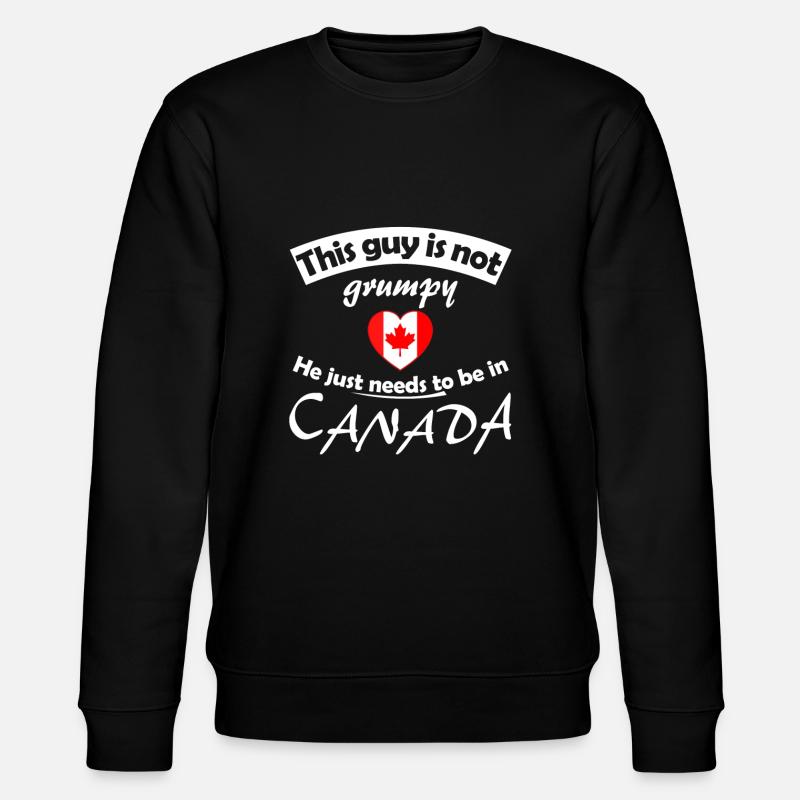 Canada - Sweat bio CHANGER Stanley/Stella Unisexe - noir