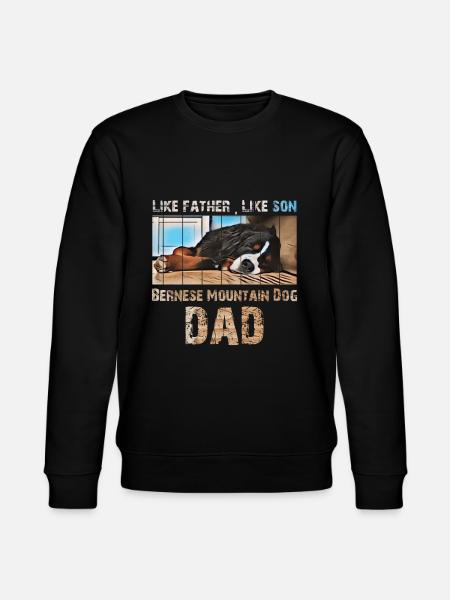 Berner bjerghund - Stanley/Stella økologisk unisex-sweatshirt CHANGER  - sort