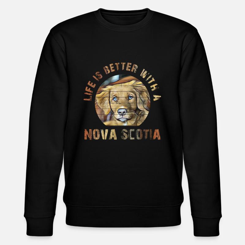 Nova Scotia - Stanley/Stella Unisex Bio-Sweatshirt CHANGER  - Schwarz