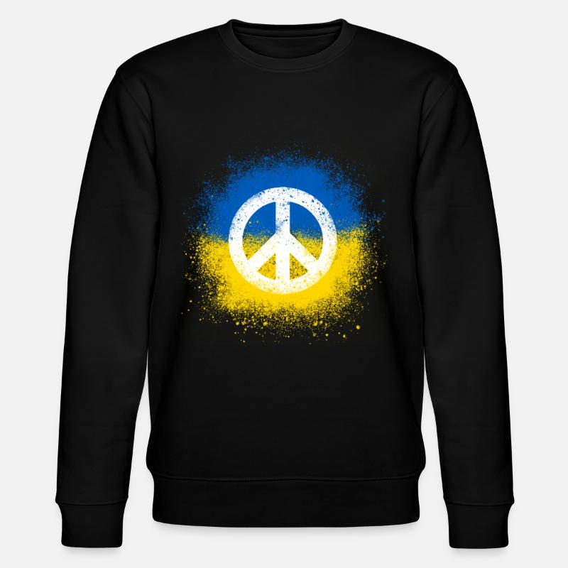 Paix pour l’Ukraine - Sweat bio CHANGER Stanley/Stella Unisexe - noir