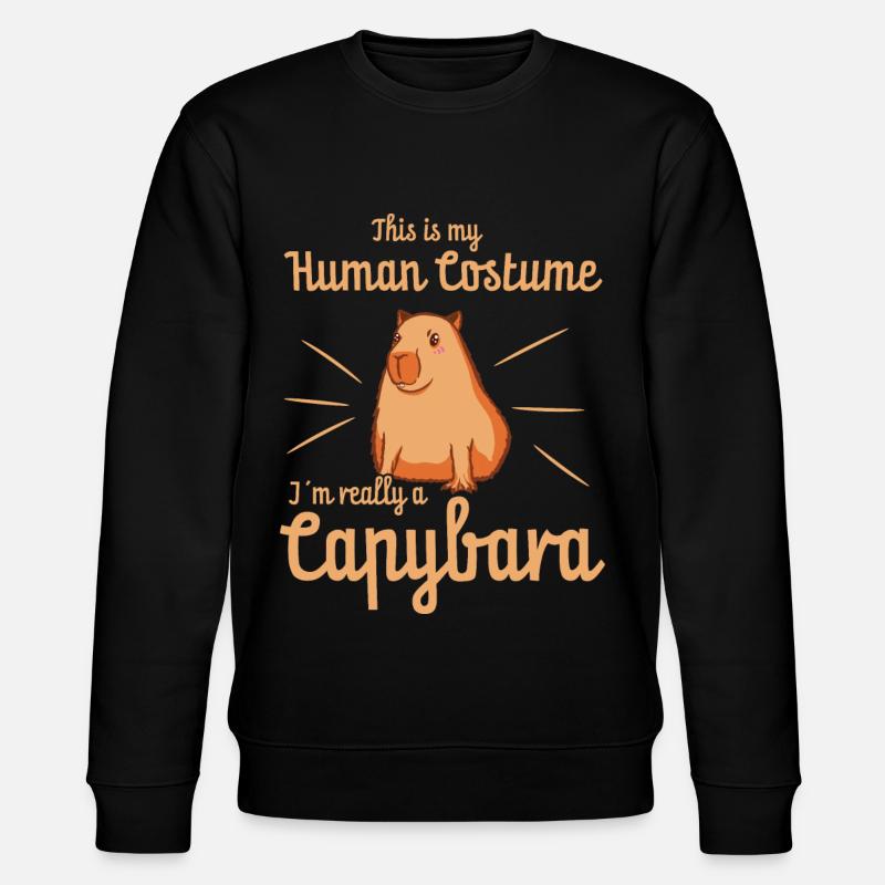 Capybara Pet Capybara Amoureux - Sweat bio CHANGER Stanley/Stella Unisexe - noir