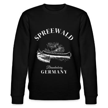 Spreewald, Allemagne, Brandebourg, Lübbenau, Allemagne - Sweat bio CHANGER Stanley/Stella Unisexe - noir - Devant - Nik (191cm) & Marisol (170cm)