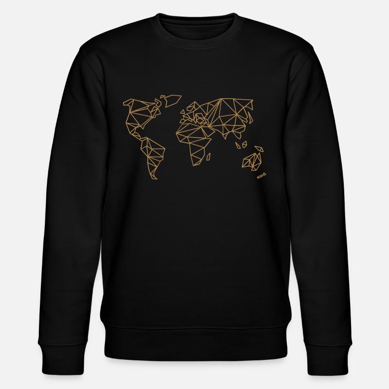 Geometric World - Stanley/Stella Unisex Bio-Sweatshirt CHANGER  - Schwarz