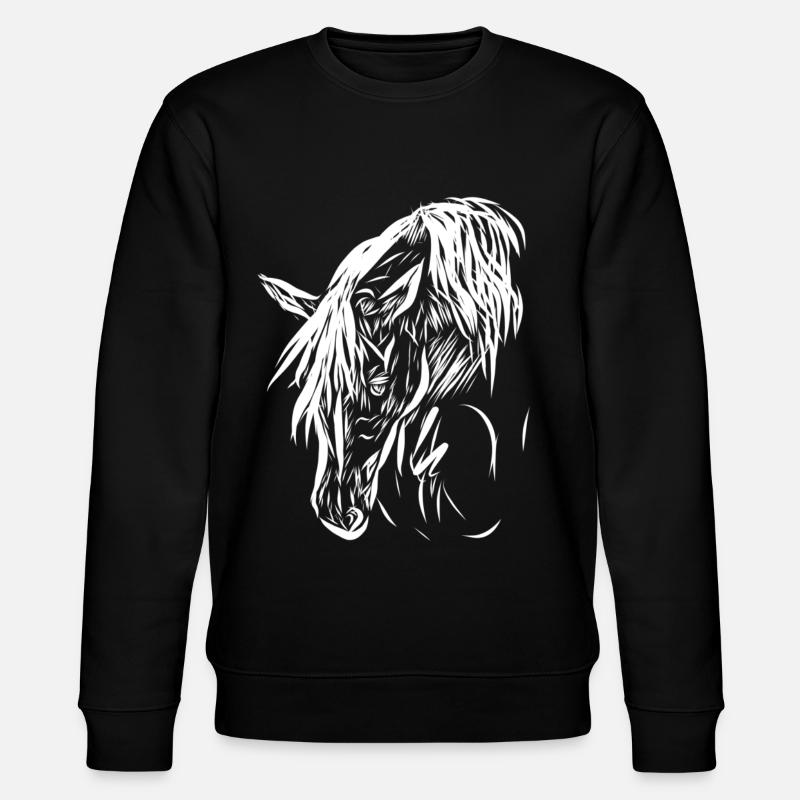 Cheval - Sweat bio CHANGER Stanley/Stella Unisexe - noir