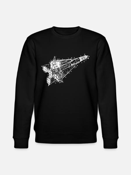 Soyuz Rocket - Stanley/Stella CHANGER Unisex Organic Sweatshirt - black