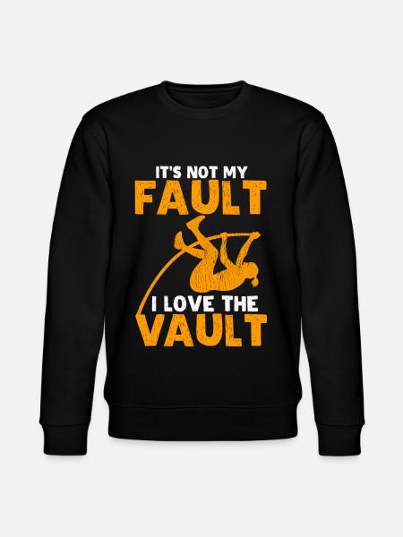 Pole vault Pole vaulter - Stanley/Stella CHANGER Unisex Organic Sweatshirt - black