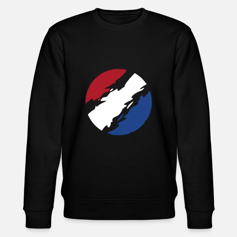 Pays-Bas Drapeau Drapeau Cercle - Sweat bio CHANGER Stanley/Stella Unisexe - noir