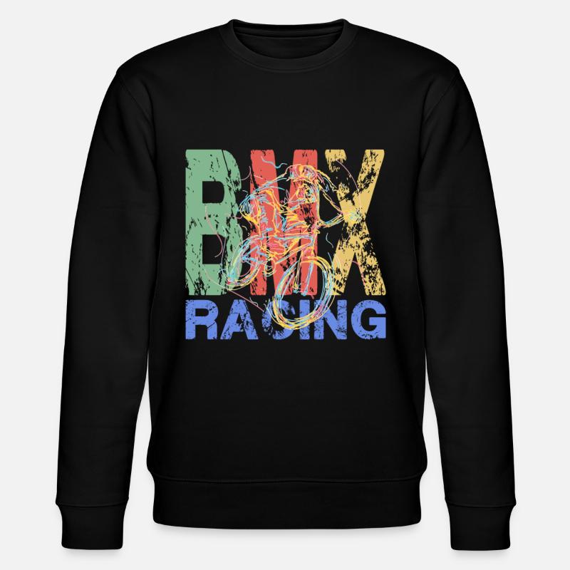 BMX Racing - Stanley/Stella Unisex Bio-Sweatshirt CHANGER  - Schwarz
