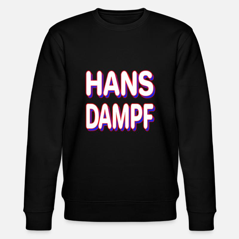 HANS DAMPF - Stanley/Stella Unisex Bio-Sweatshirt CHANGER  - Schwarz