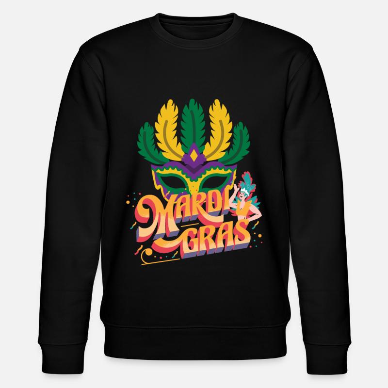 MARDI GRAS FESTIVAL - Stanley/Stella Unisex Bio-Sweatshirt CHANGER  - Schwarz