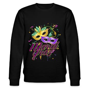 CARNAVAL DE MARDI GRAS - Sweat bio CHANGER Stanley/Stella Unisexe - noir - Devant - Nik (191cm) & Marisol (170cm)