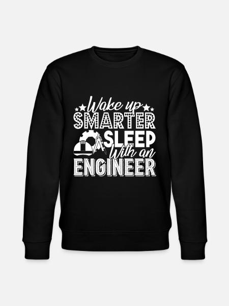 Engineer Sleep With An Engineer - Stanley/Stella CHANGER Unisex Organic Sweatshirt - black