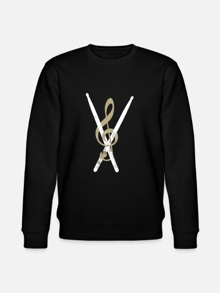 Drum Drumsticks Clef - Sweat bio CHANGER Stanley/Stella Unisexe - noir