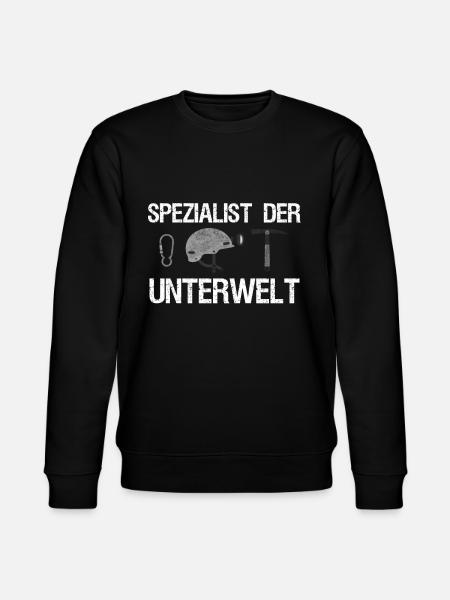 Höhlenforscher - Stanley/Stella Unisex Bio-Sweatshirt CHANGER  - Schwarz